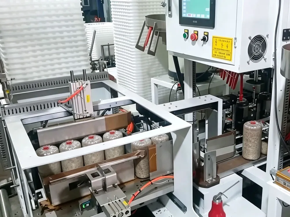 BMCXH1400B Fully Automatic Mushroom Bag Recessing - Image 6