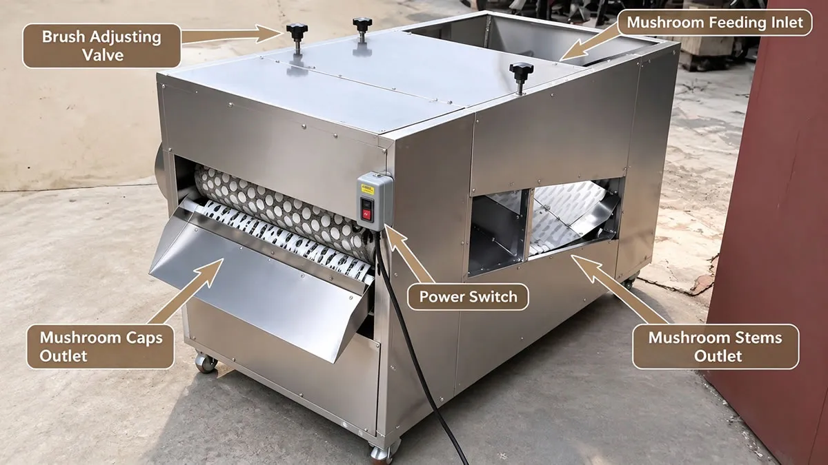 MSRXH1850A Shiitake Stem Remover Machine - Image 5