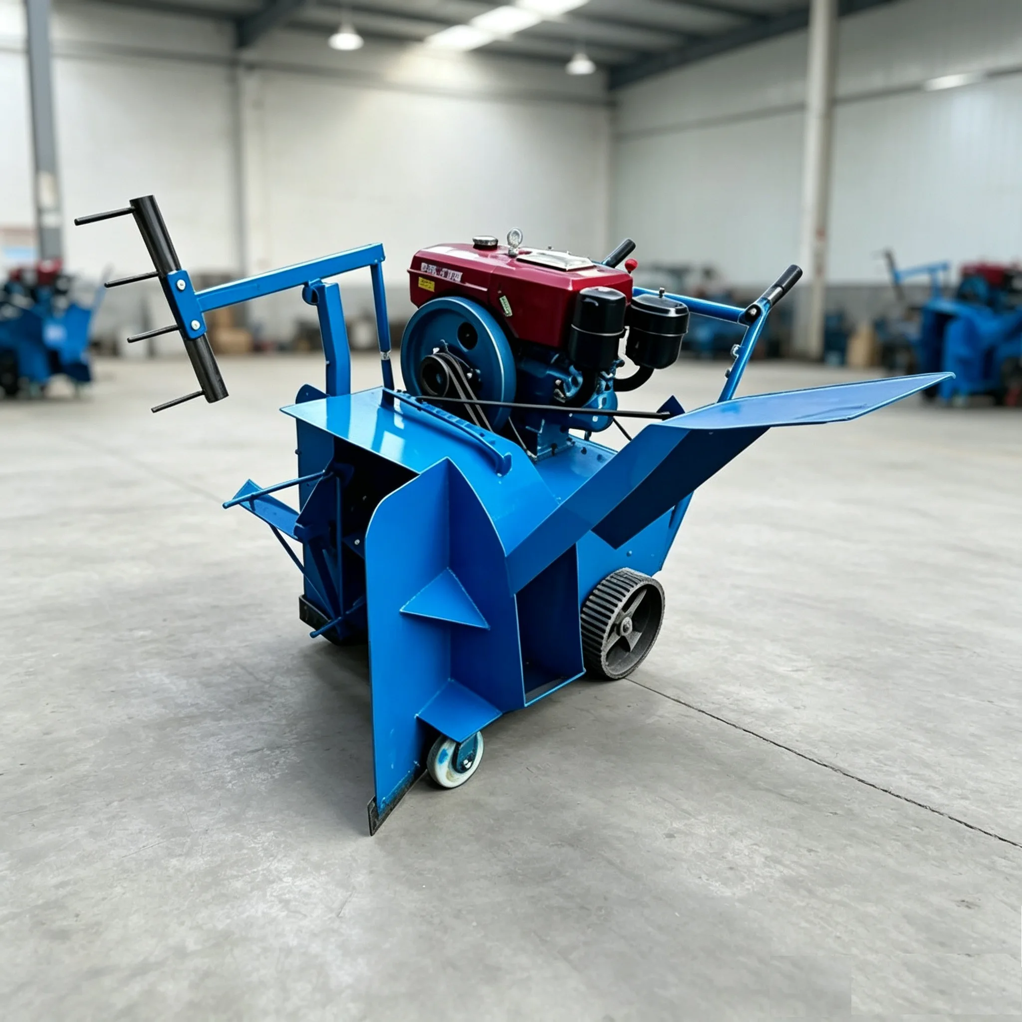 TUXH8000A Gantry Compost Turner for Mushroom Cultivation - Image 4